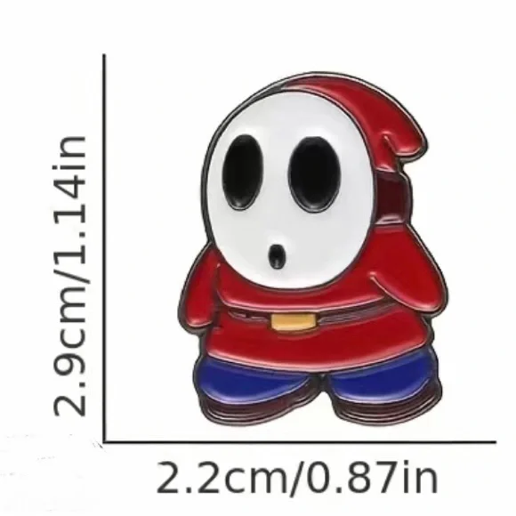 3/$15 Nintendo Shy Guy Enamel Pin Brooch - Picture 5 of 5